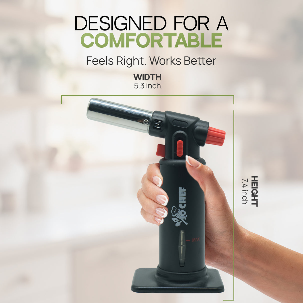 Superior RX Kitchen Torch Black