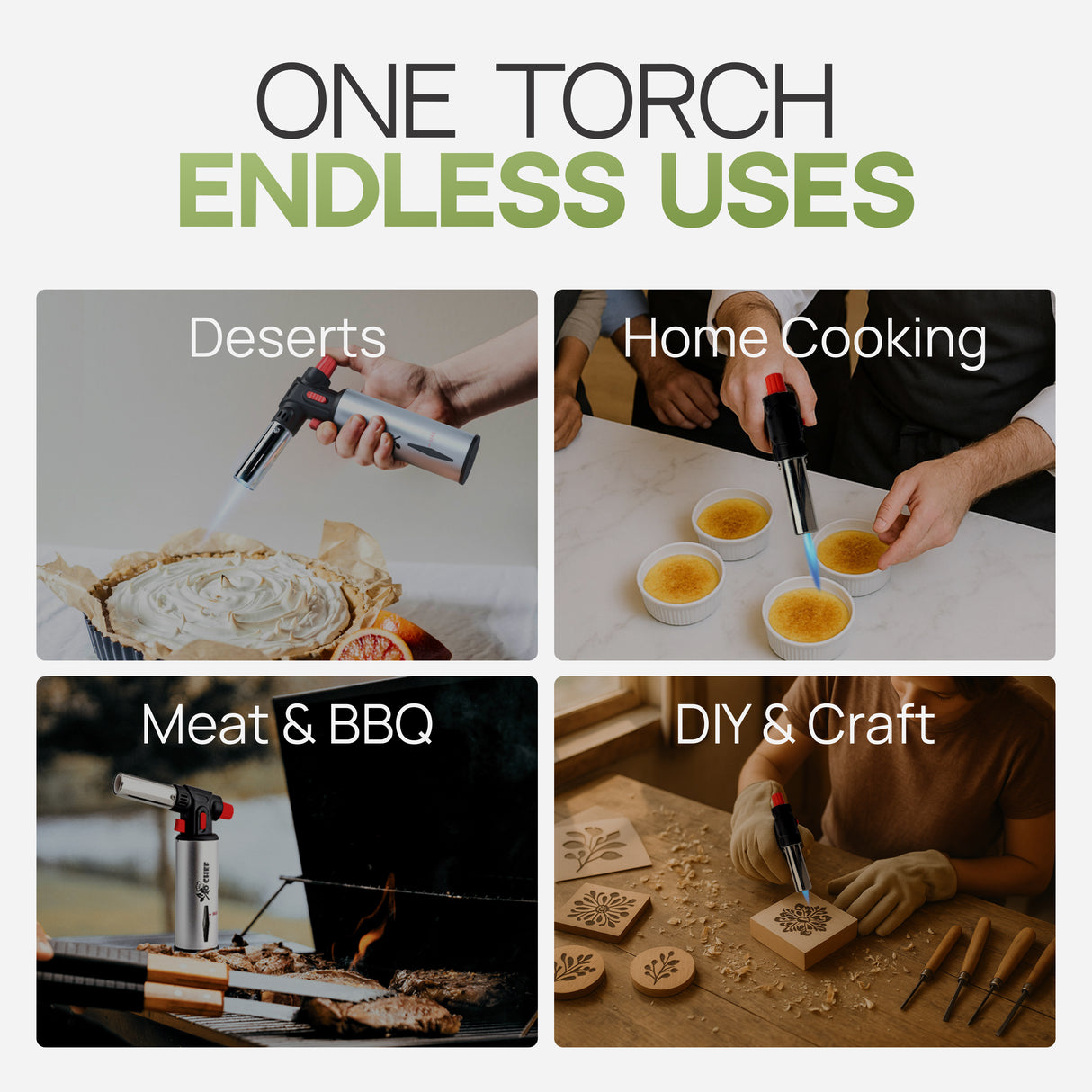 Superior RX Kitchen Torch Silver