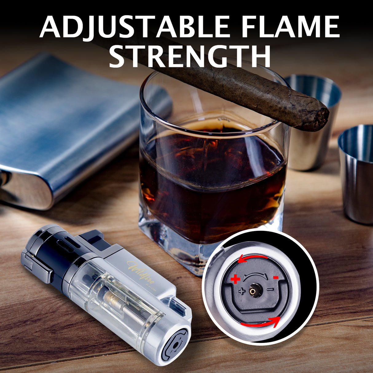 Wildfire Windproof Lighter Silver