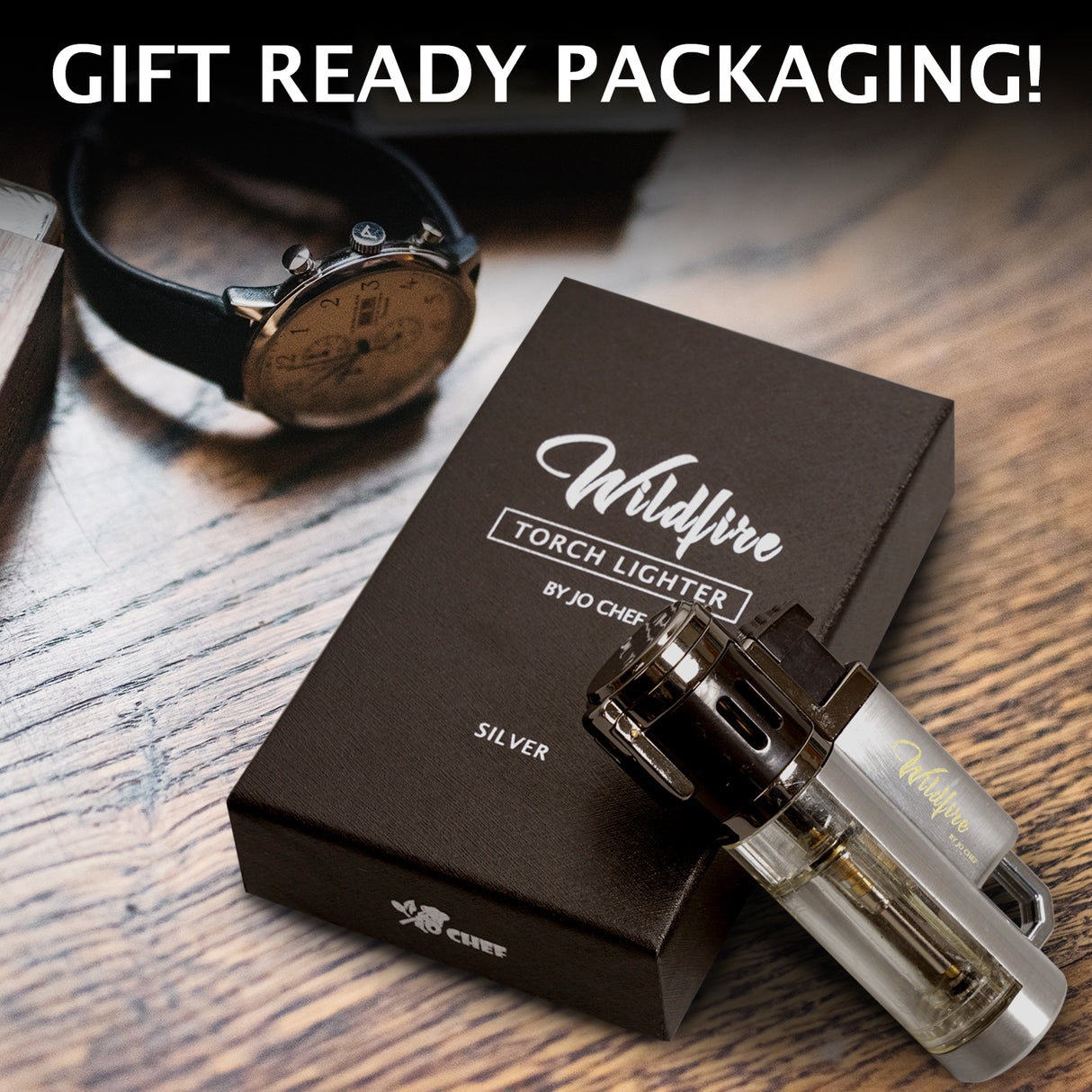 Wildfire Windproof Lighter Silver