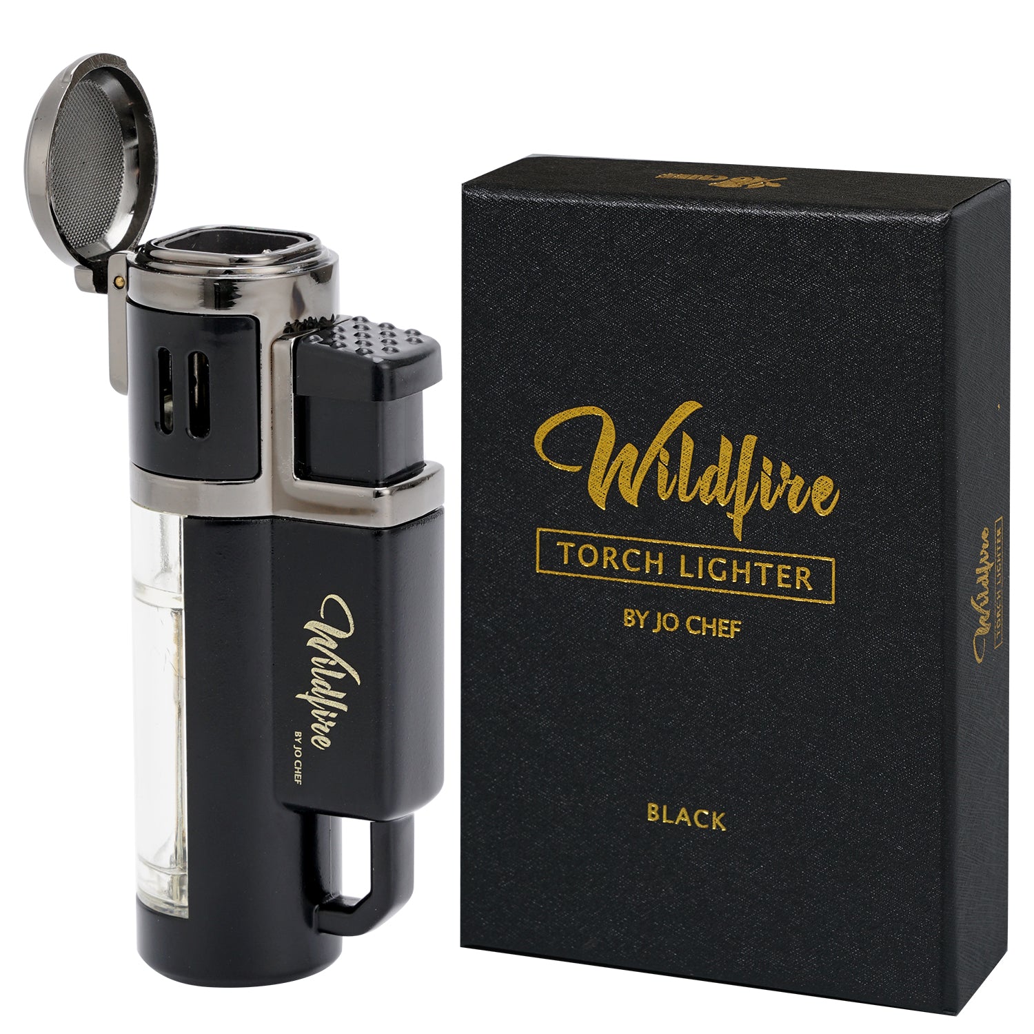 Wildfire Windproof Lighter Black – Jo Chef