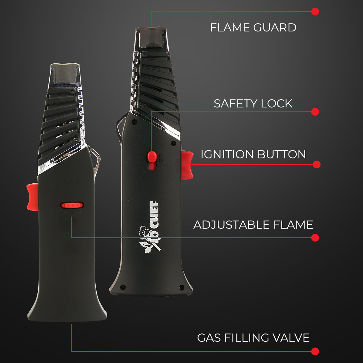 Power Camp Refillable Butane Torch