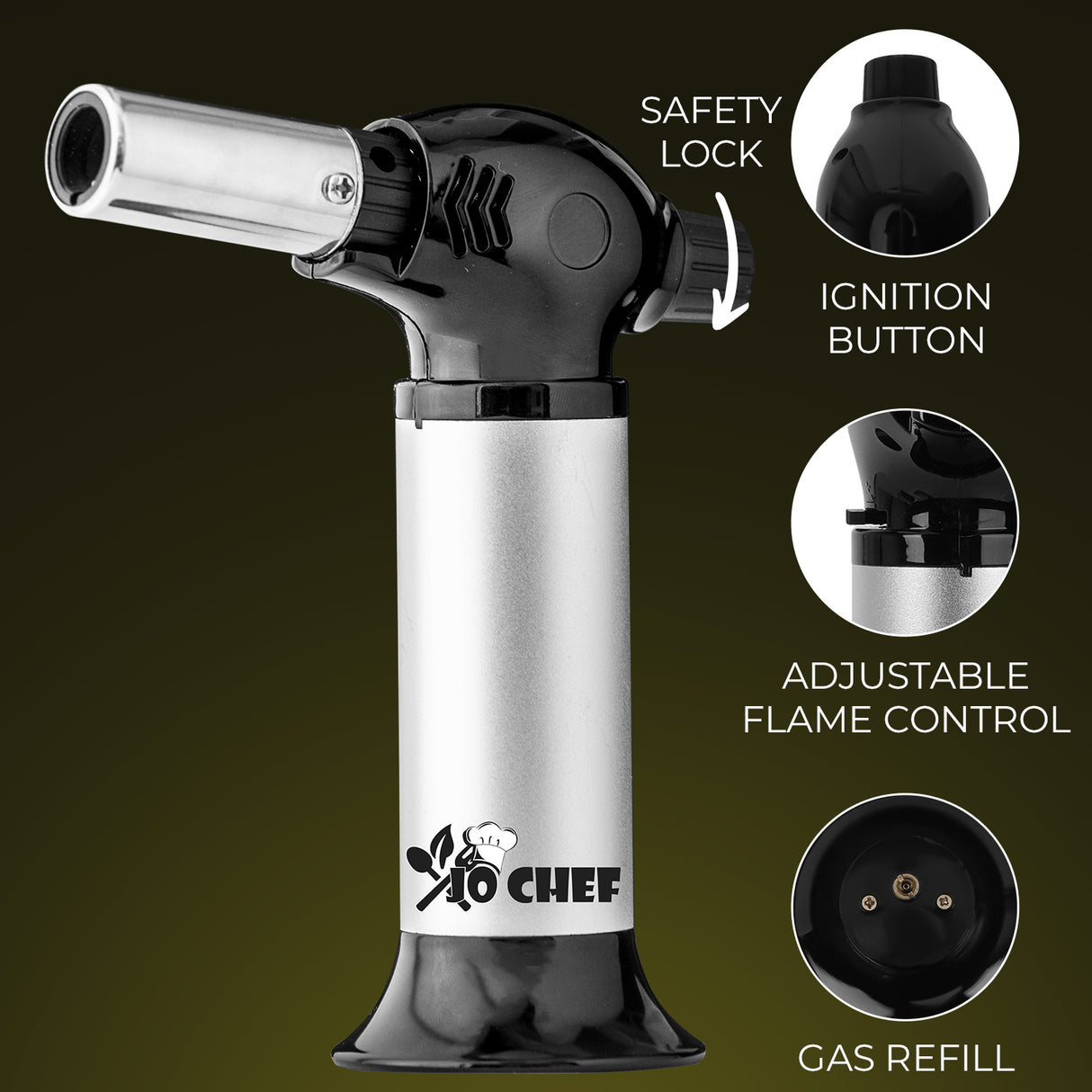 Burst Refillable Kitchen Torch