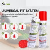 Jo Chef Butane Fuel Refill, 150 mL (5.07 fl oz)